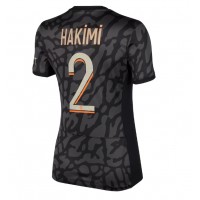 Dres Paris Saint-Germain Achraf Hakimi #2 Rezervni za Žensko 2023-24 Kratak Rukav